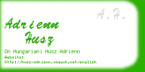 adrienn husz business card